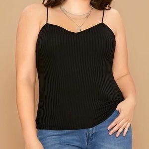 Back ribbed tank top